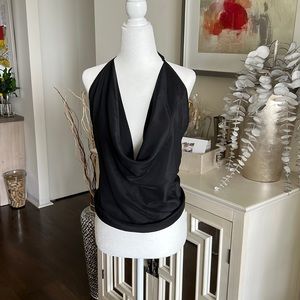 Emerson Thorpe halter top 100% silk